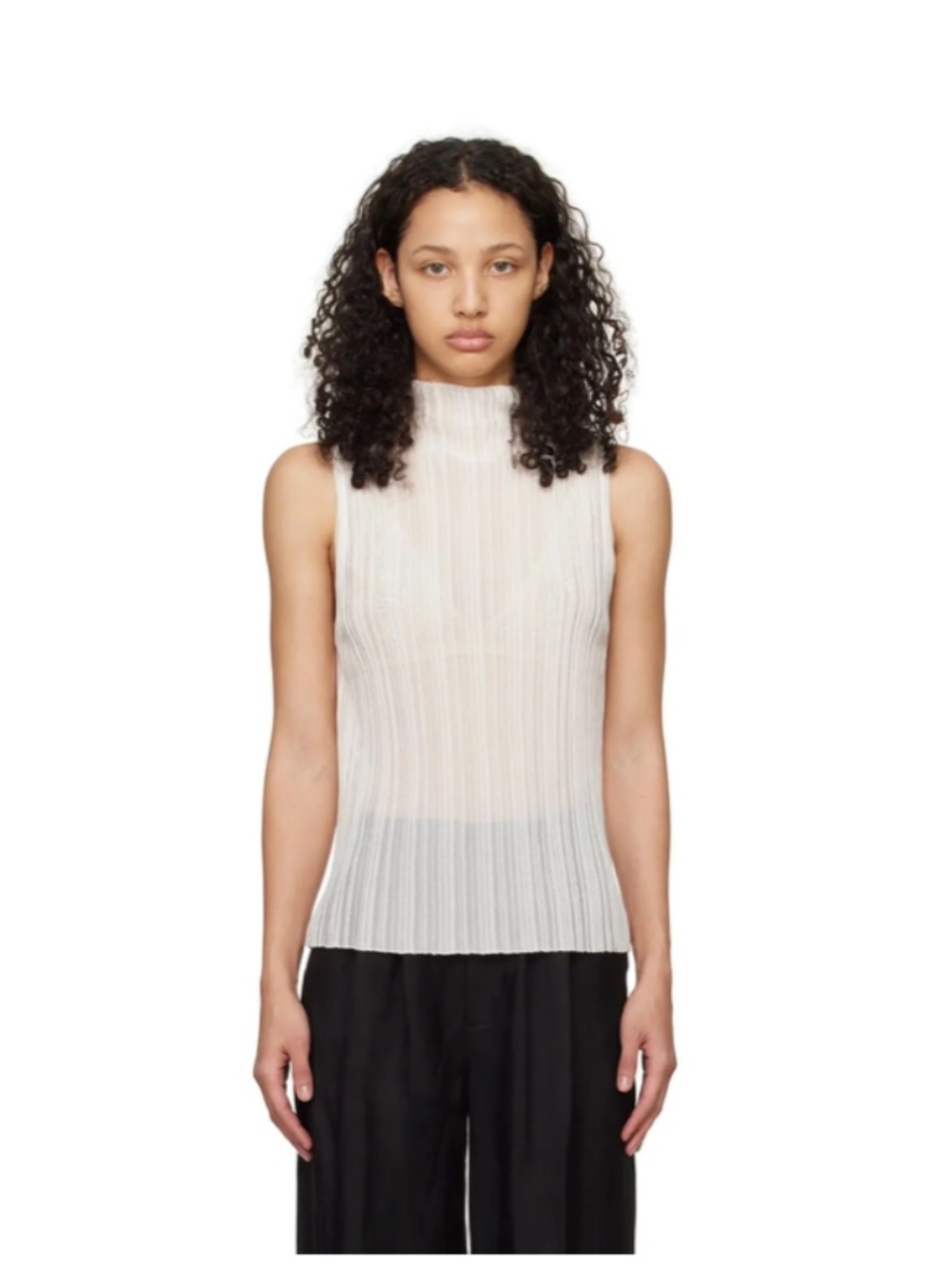 ANINE BING Harlow Ribbed Tank